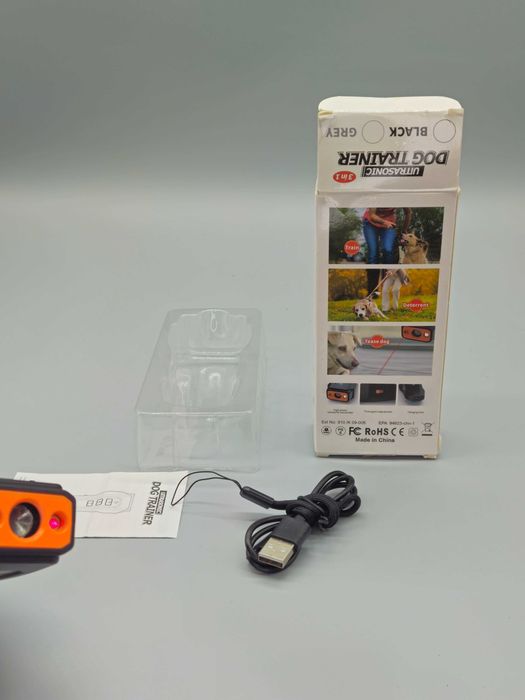 Ултразвуков анти лай треньор за кучета 3в1 с лазер и LED – 3 степени!