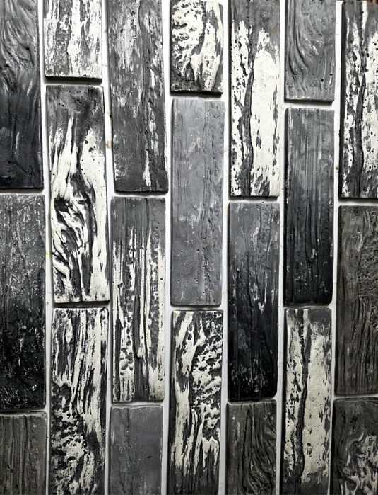 Древесный декоративный гипсовый кирпич под дерево