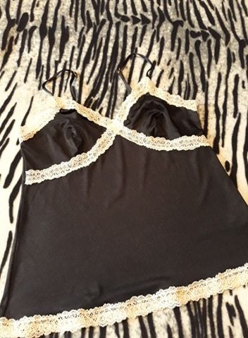 ZARA Нов Комплект -Пола/Тениска -Дантела