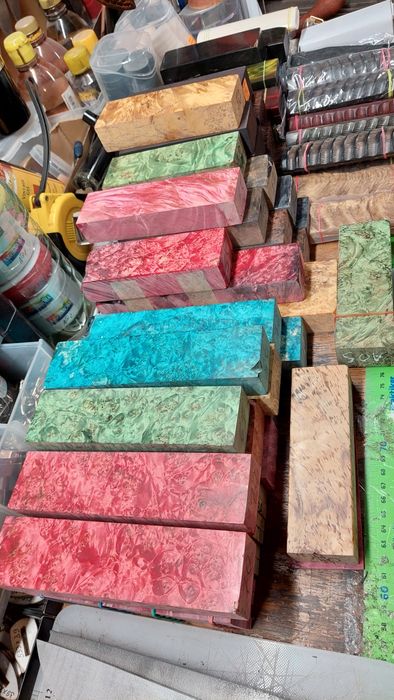 Материали за дръжки на ножове