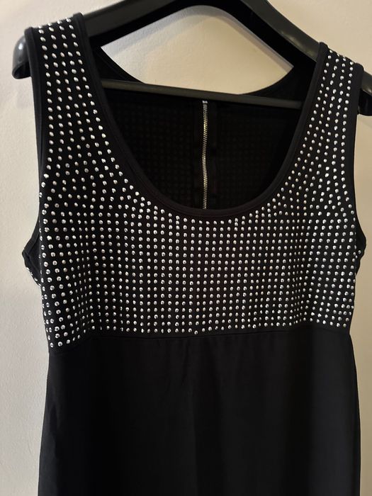 Луксозна VIP Рокличка Пролетна сребристи капсички мн.красив гръб ципче