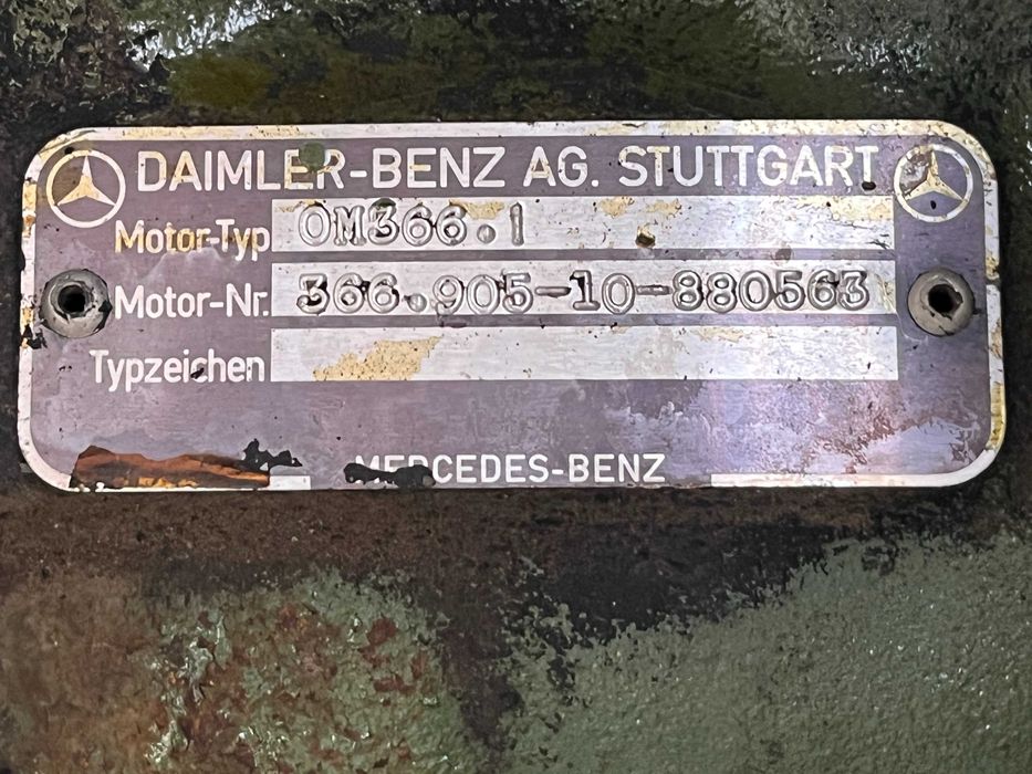 motor mercedes 814 - cod motor  OM366.1