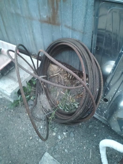 Продам трос бу длина 50 метр диаметр14