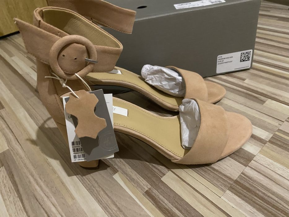 Sandale piele intoarsa