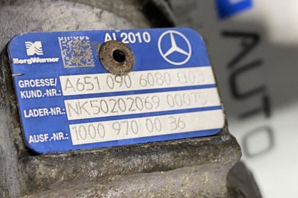 Turbina Biturbo Mercedes Vito 2.2 CDI EURO 5 2010 - 2016 Cod A 6510905780