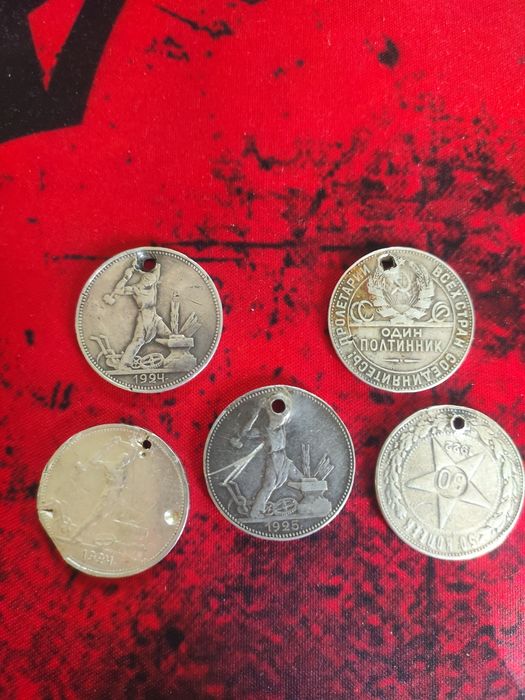 Серебро монета 925