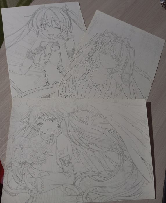 Рисунки для раскрашивания, Хатсуне Мику