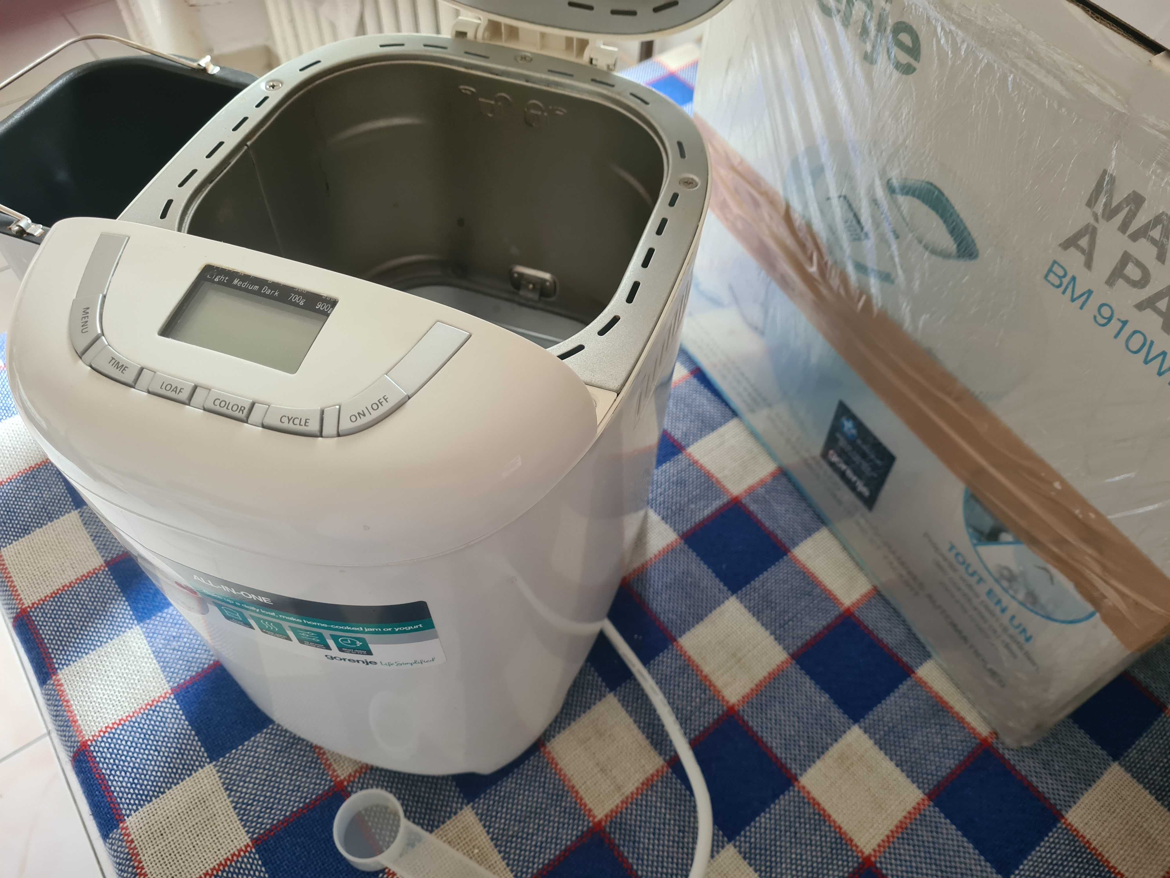 Masina de paine GORENJE BM910WII, 550W, 0.9l, alb Craiova • OLX.ro