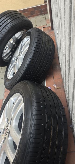 Vand jante Vw 5x112 cu anvelope 215 55 R16