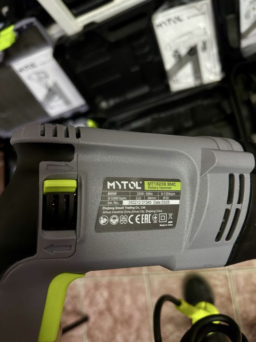 Перфоратор MYTOL, BMC 3 Дж, 800 Вт., SDS-Plus