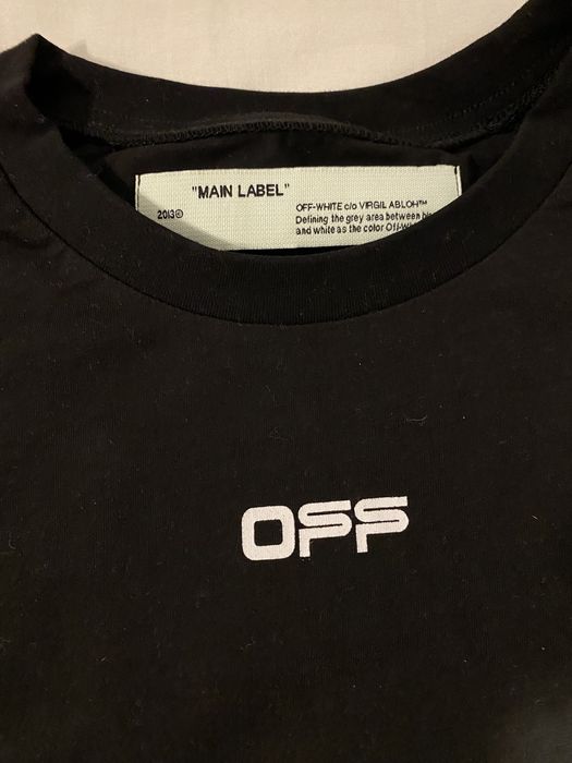 Tricou Off-White, marimea S, nou, negru, unisex