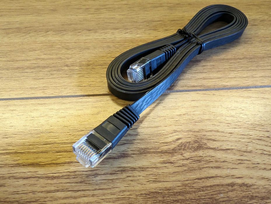 7x Cabluri HDMI Delock 85296 8K60Hz/4K240Hz T-T 5m 10metri Flat Cabluri de retea S/FTP (PIMF) GOLD CAT 6A dublu ecranate