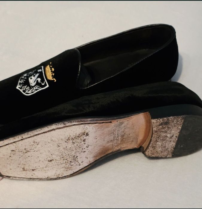 Loaferi mocasino catifea barbati 41