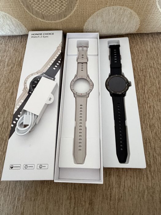 КАТО НОВ Honor Watch EPIC GPS Гаранция Technopolis 2028г. Black