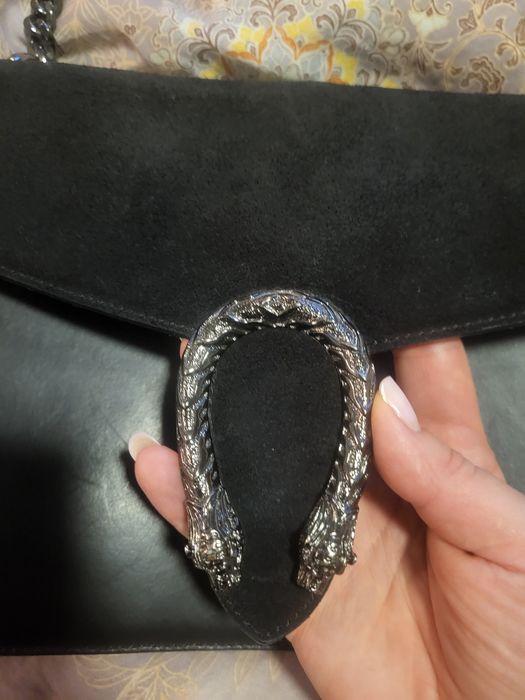 Geanta neagra superba din piele