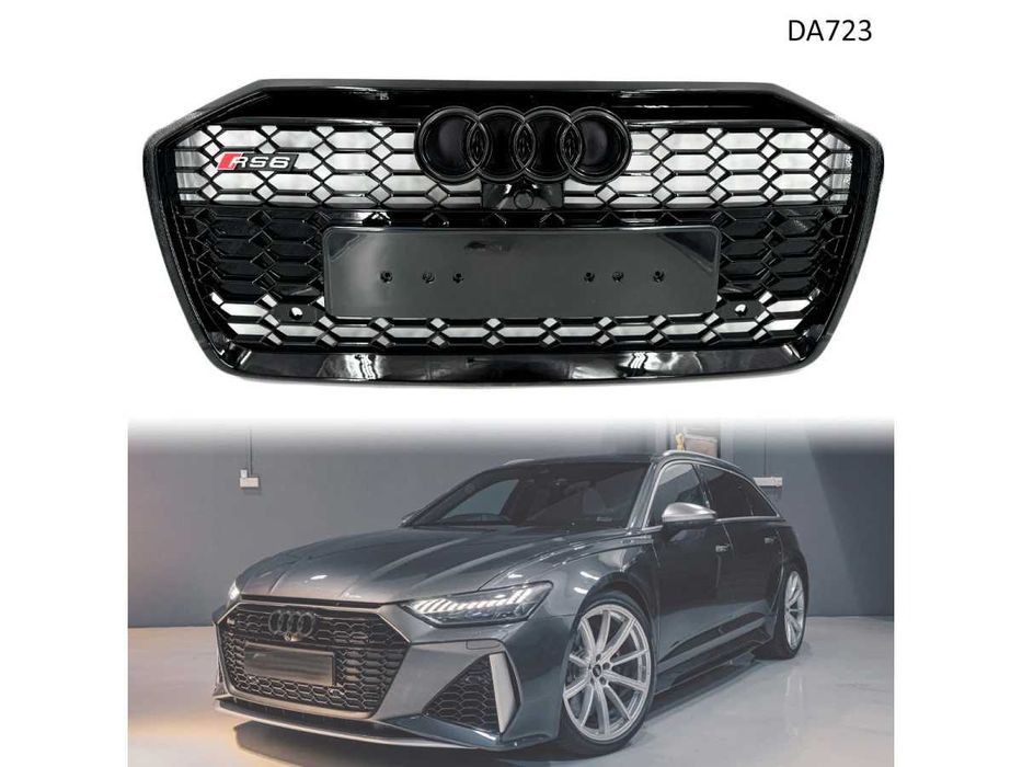 Grila fata RS pentru Audi A6 C8 RS6 2019 - 2023 Fagure
