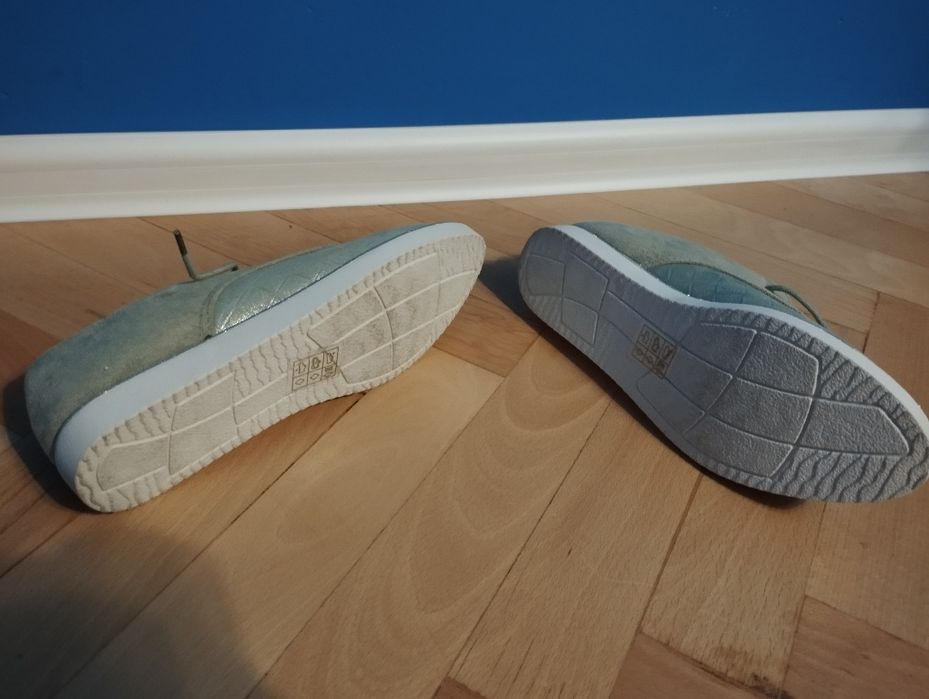 Зелени дамски обувки