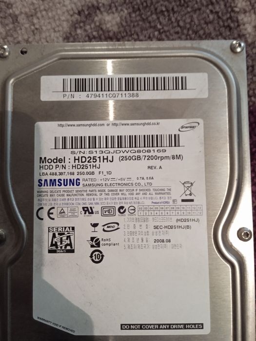 Продам жосткий диск  HDD Samsung