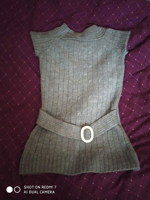 Кофточка с короткими рукавами связанная для девушек