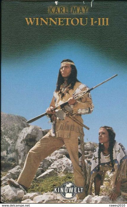 Pachet VHS,filmul Winnetou,vol.1-3.