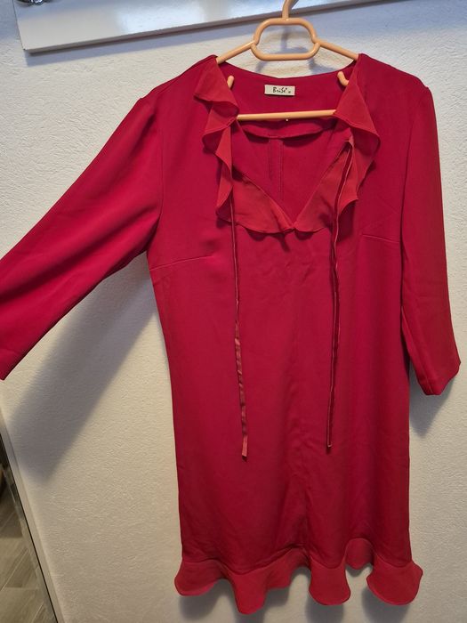 Rochie roșie croi A