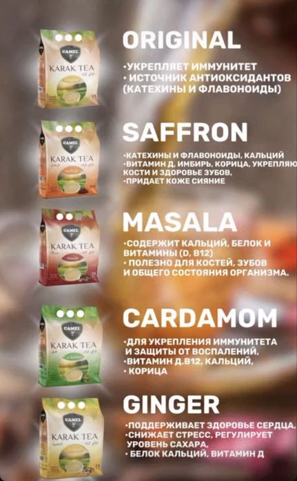 Карак чай Астана (Camel Karak Tea)