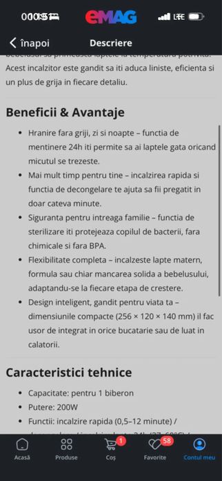 Incalzitor si sterilizator biberoane