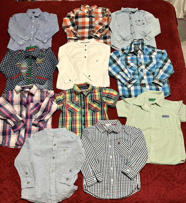 Camasi bumbac, ca noi, multicolor, petrecere, serbare, copii,  2-5 ani