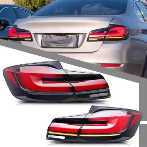 LED стопове с динамични мигачи за BMW 5-та серия F10 / M5 (2011–2016)