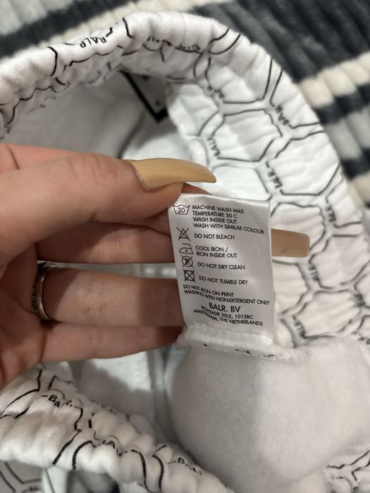 Pantaloni trening Balr. albi M - nou fara eticheta