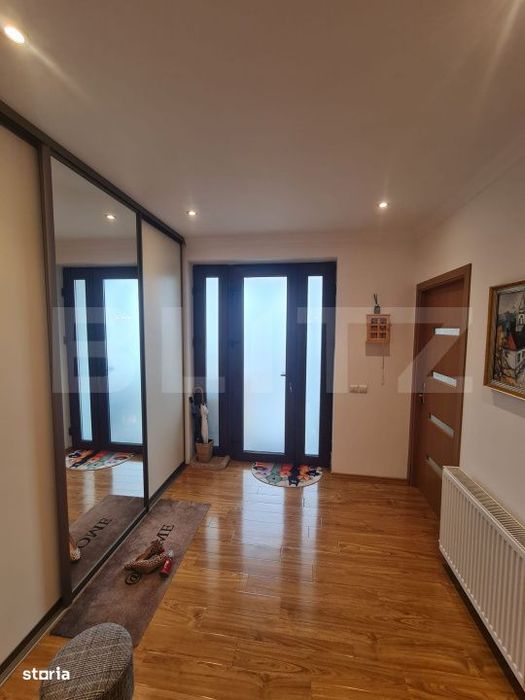 Casa individuala, un singur nivel, 135 mp, 500 mp de teren, acces rest