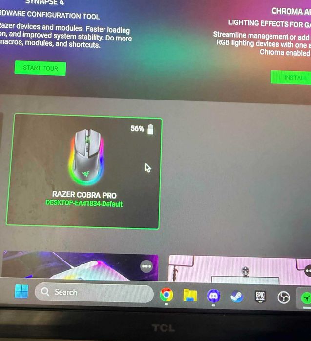 Mouse Razer Cobra Pro Wireless RGB Black