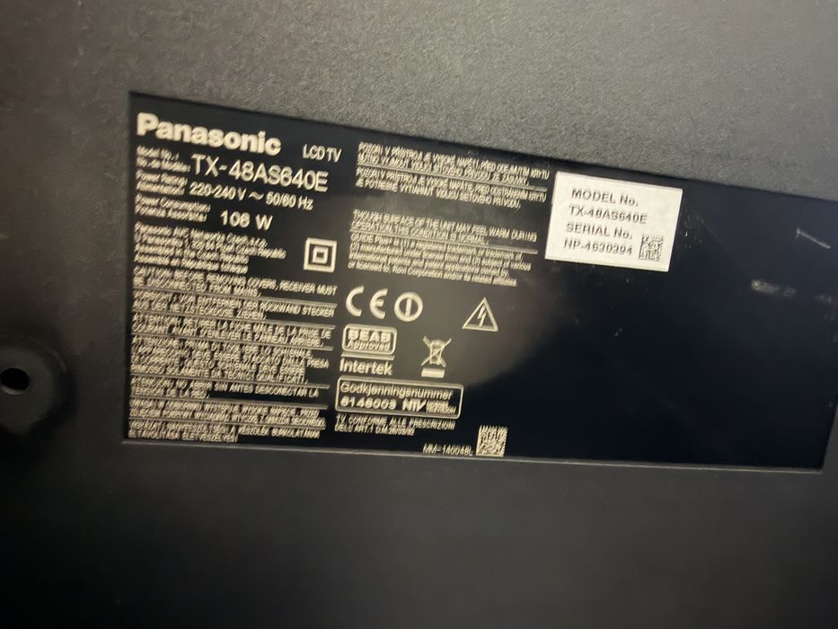 Smart tv panasonic 125 cm -950 ron
