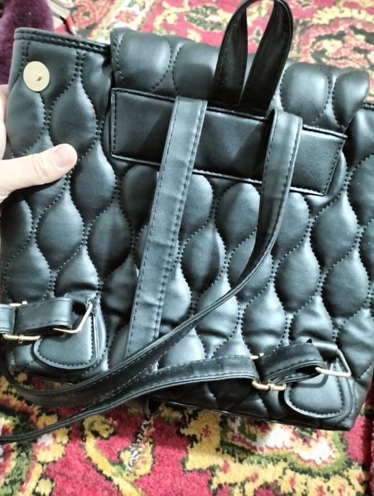 Чёрная сумка для девочек