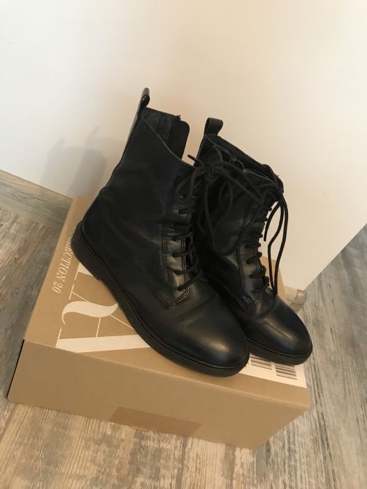 Боти Zara-естесвена кожа