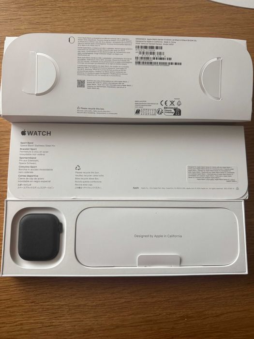 Apple Watch Series 10 42mm Jet Black AI Black SB + Cellular