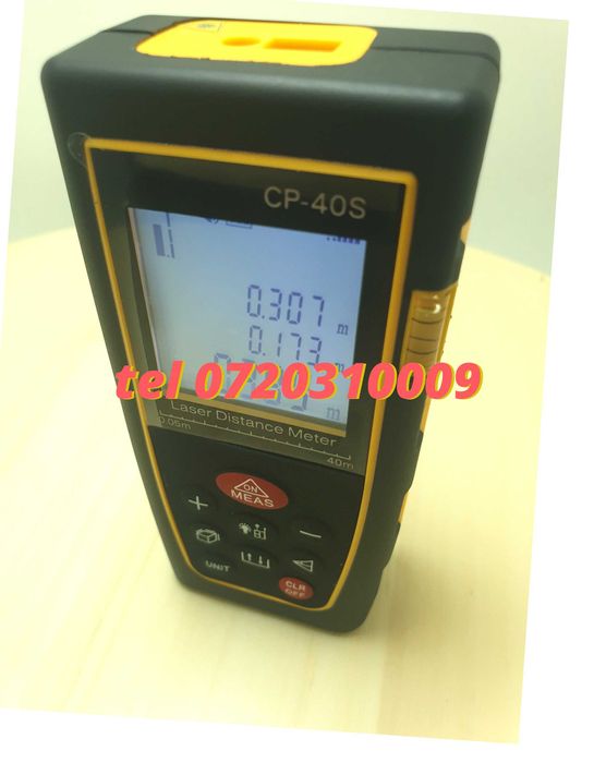 Telemetru Laser 40m Digital Portabil Husa Gratuit
