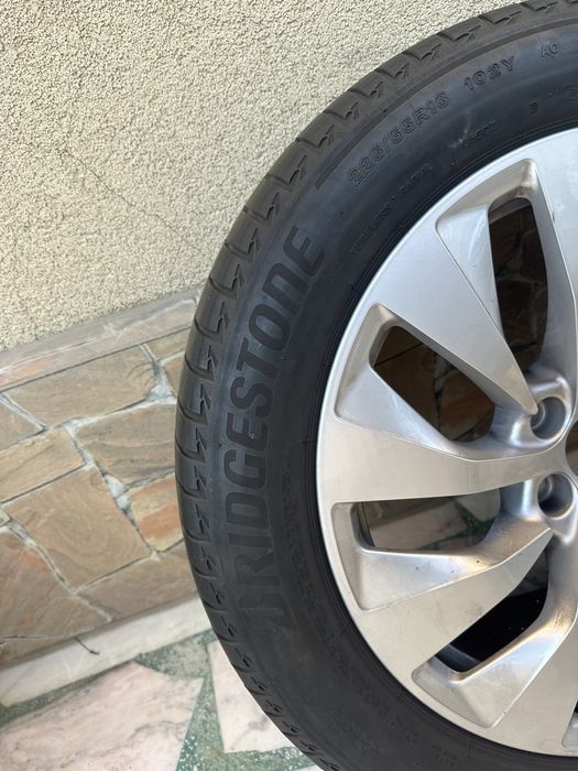 Jante Audi A6/A7/A8 Originale cu Anvelope Vara Bridgestone 225/55/18