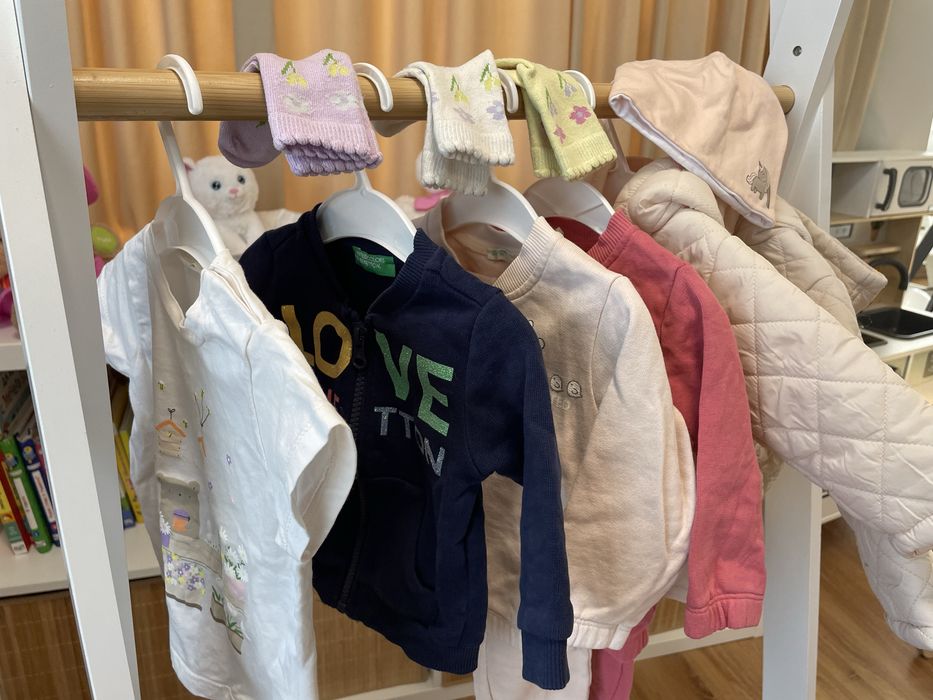 Дрешки benetton размер 62 , 68  и 74