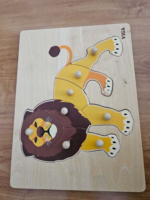 Монтесори пъзели с части на животни