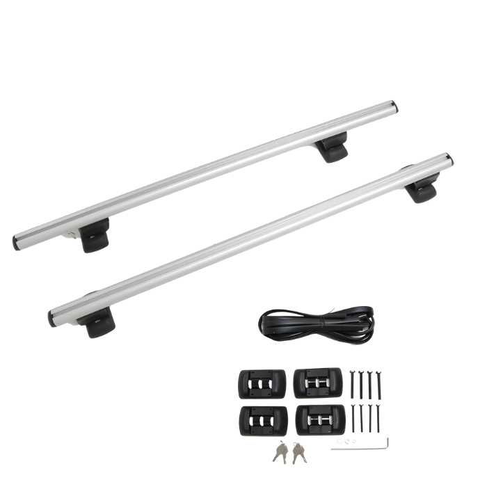 Напречни греди багажник за монтаж на тавана на автомобила без релси