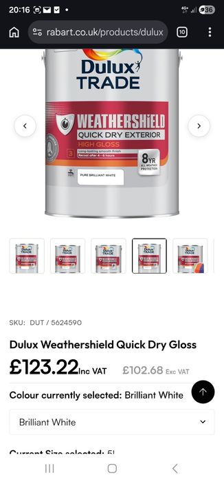 Vopsea Dulux 5litri
