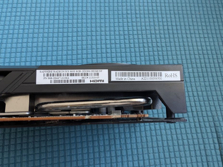 Sapphire Pulse AMD Radeon RX 6600 8GB GDDR6 – Stare impecabilă, întreținută exemplar