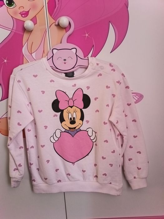 Lot bluze fete Barbie și Minnie 98
