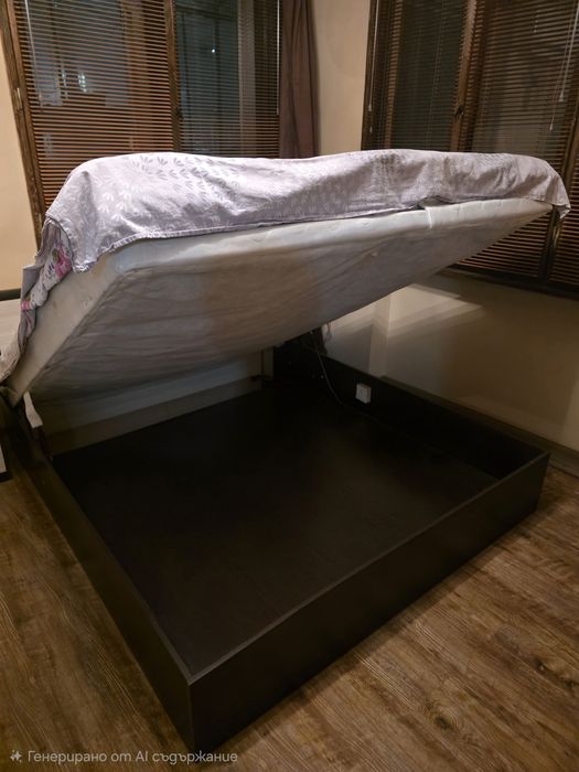 Спален комплект спалня гардероб с огледало скрийн и 2 нощни шкафчета