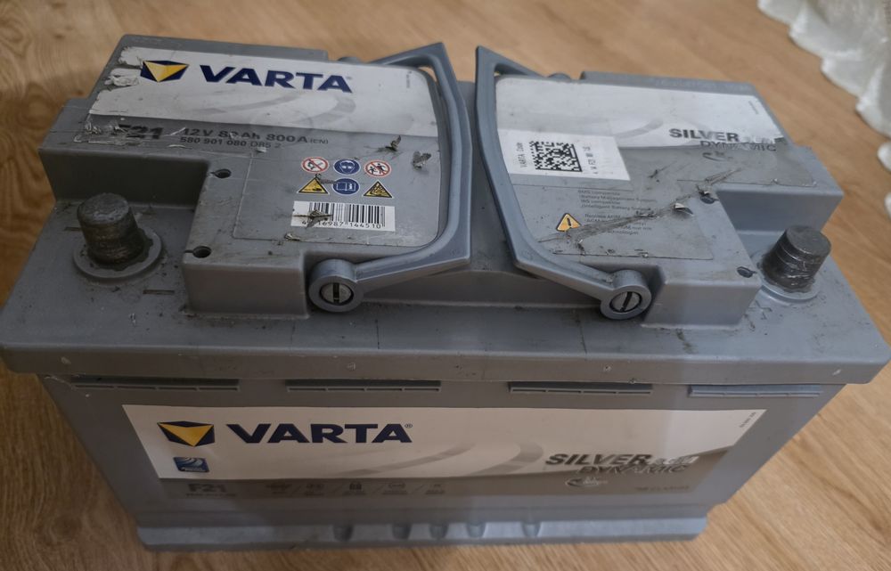Baterie  AGM Varta de 80Ah si de BMW