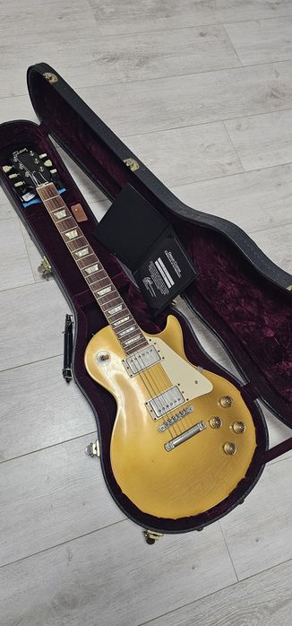 Gibson Custom: Les Paul  1957  Goldtop Reissue Dark Back 2011 VOS