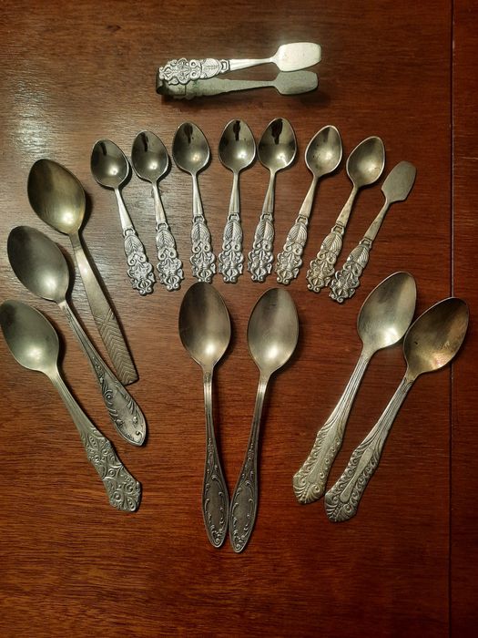 Ложки, вилки СССР.