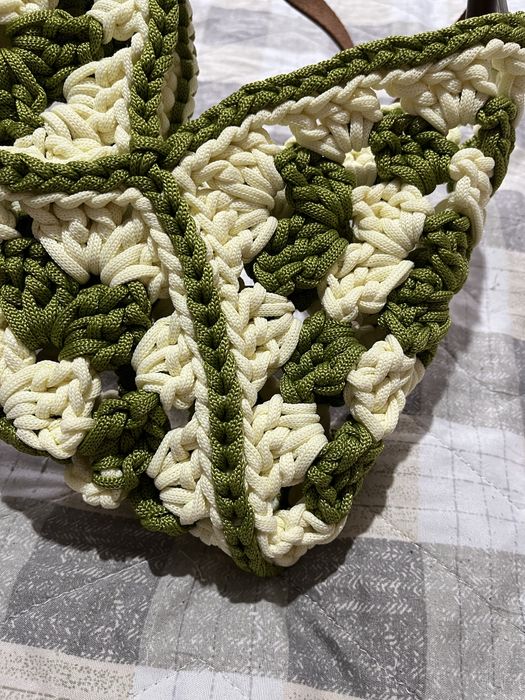 Сумка по технике «бабушкин квадрат»