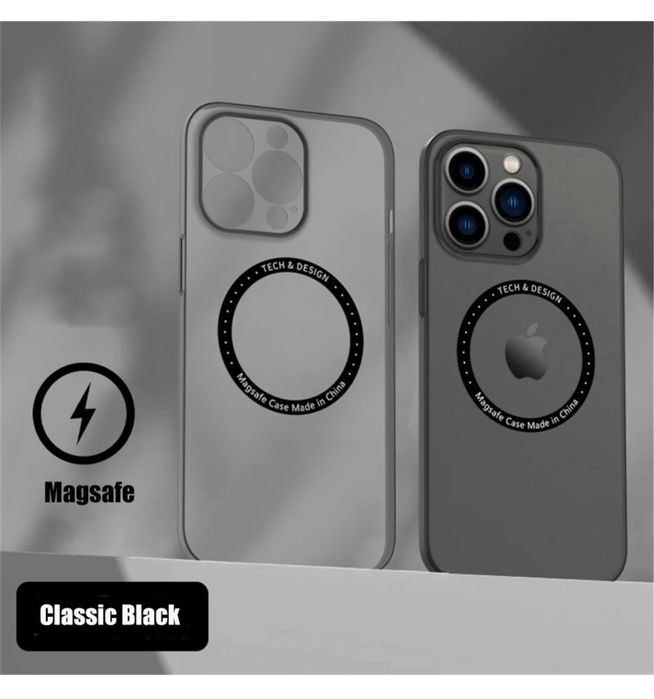 Iphone 14/15/16/PRO/MAX/PLUS - Husa Magsafe Ultra Slim Frosted Plastic